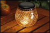 Amber Glass Lantern