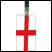 England flag 20 light string