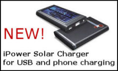 iPower solar phone charger