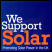 We Support Solar