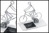 Plastic cyclist - sale