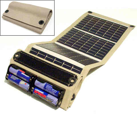 Powerfilm folding battery charger