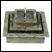 Slate stepped solar fountain