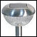 8-pack stainless steel lights