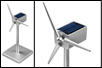 Mini wind generator - silver