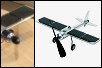 Press for a larger picture Aluminium aeroplane with solar powered spinning propellor