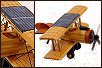 Press for a larger picture Wooden Solar Biplane