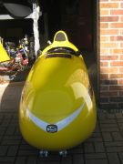 Front view of a Quest velomobile
