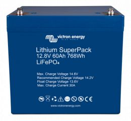 Lithium SuperPack 12.8V 60Ah 768Wh (front-angle)