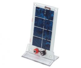 Low voltage solar panel 200mA @ 2.5V with stand and screw termin