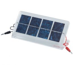 Low voltage solar panel  350mA @ 2V with stand and pin terminals