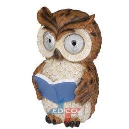 905426 large owl reading blue book