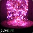 LED Pink Festive String Lights (180pcs) - In & Outdoor - 1.8m