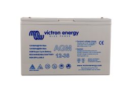 12V 38Ah AGM Super Cycle Battery (front)