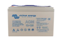 12V 125Ah AGM Super Cycle Battery (front)