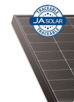 JA Solar 455W N-type Double Glass Bifacial LB Traceable with MC4-EVO2A connectors (Black Frame)