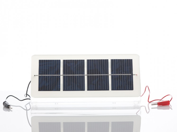Low voltage solar panel 350mA 2V with stand and pin terminals Select solar The solar