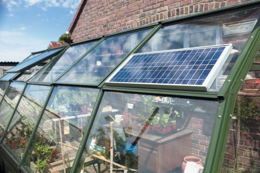 Solar powered greenhouse kits